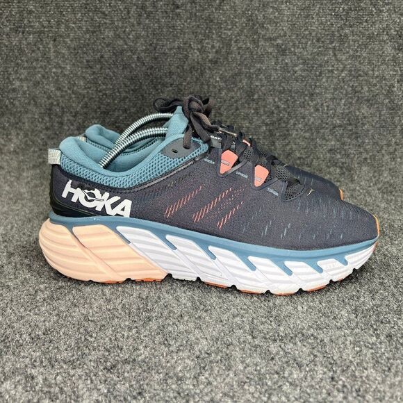 Hoka One One Gaviota 3 Running Shoes Women's 10.5 Blue Athletic Training Sneaker - Picture 1 of 12